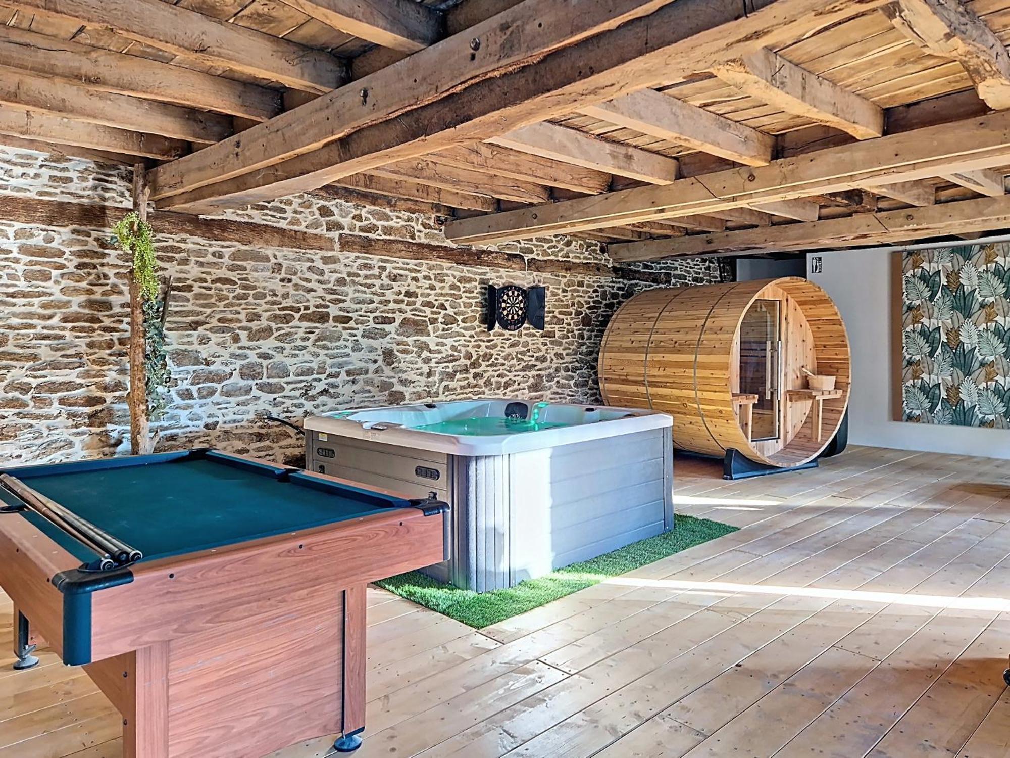 Bergerie Renovee, Spa - Sauna , Proche Des Lacs, Sentiers Pedestres Comps-la-Grand-Ville Zewnętrze zdjęcie